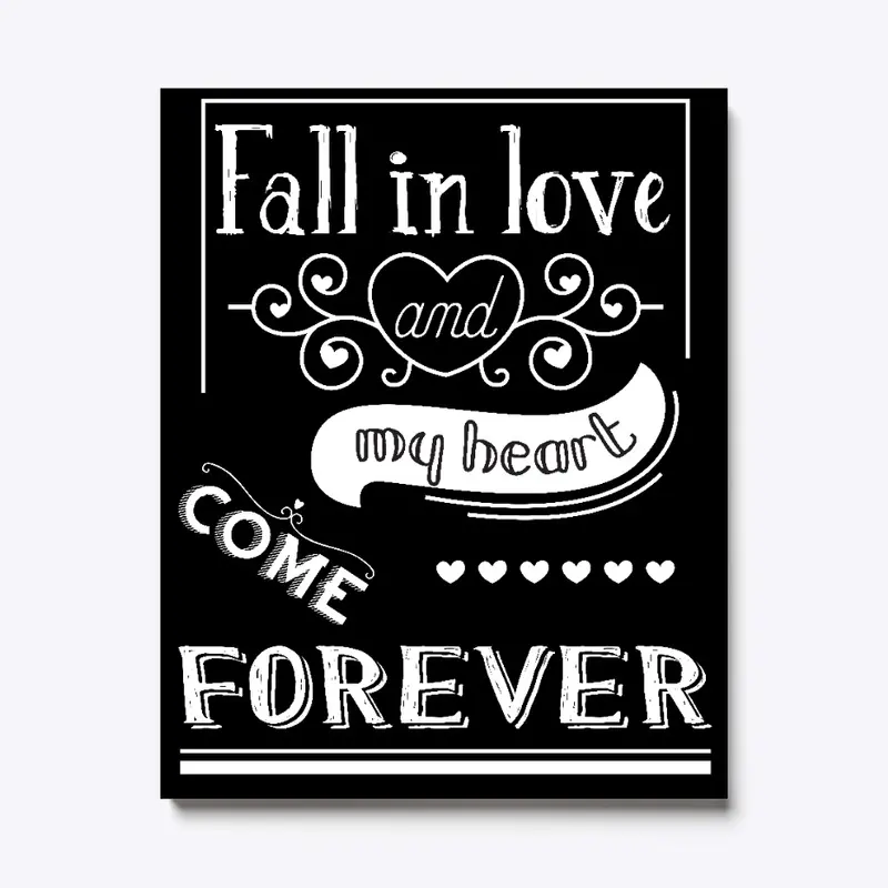 Fall In Love Canvas