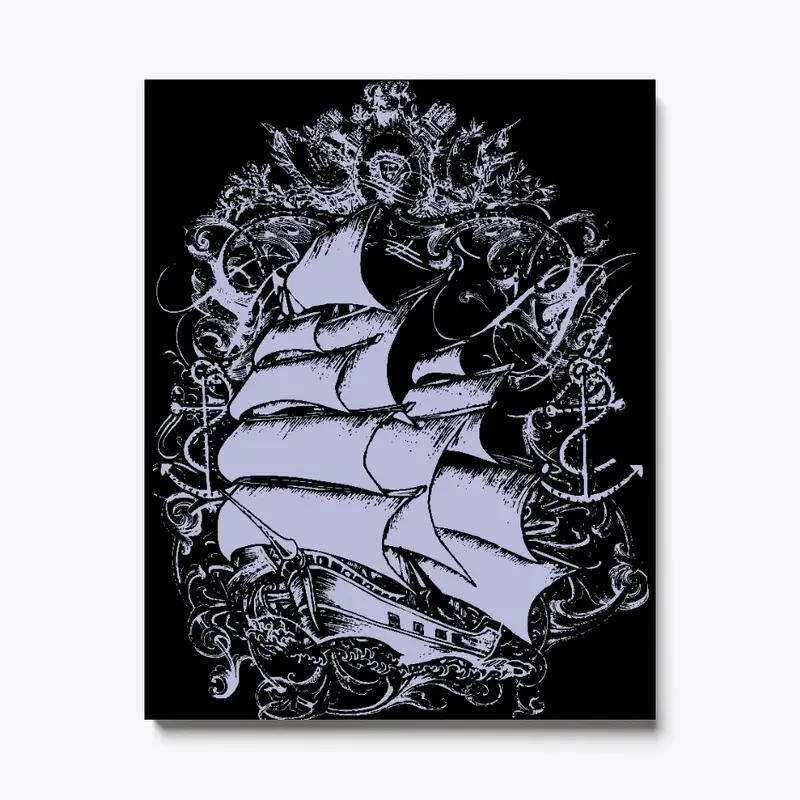 Ship of Pirates Canvas